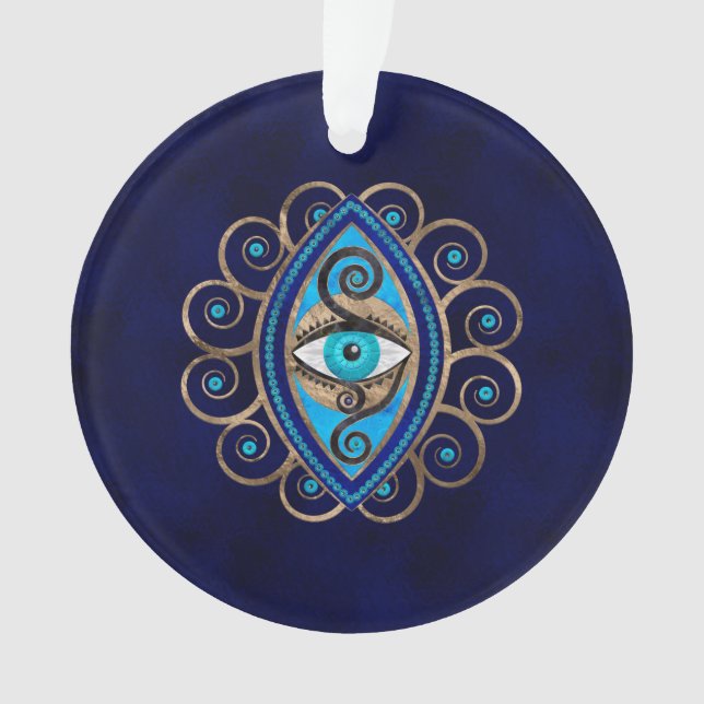 Evil Eye Amulet Ornament (Front)