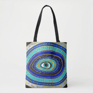 Evil Eye Amulet Ornament Tote Bag