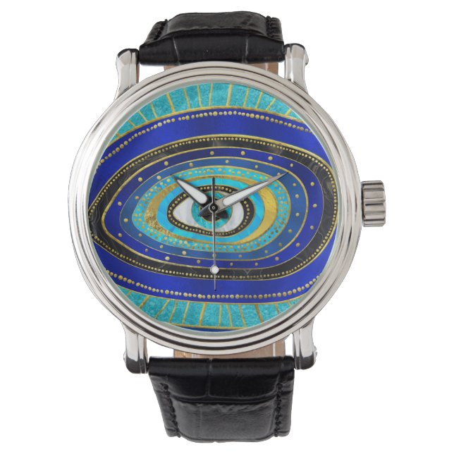 Evil Eye Amulet Ornament Watch (Front)