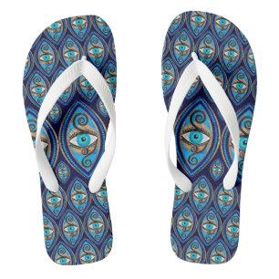 Evil Eye Amulet Pattern Thongs