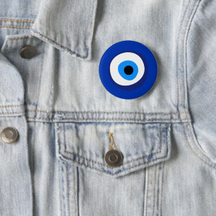 evil eye ancient symbol antiquity talisman superst 6 cm round badge