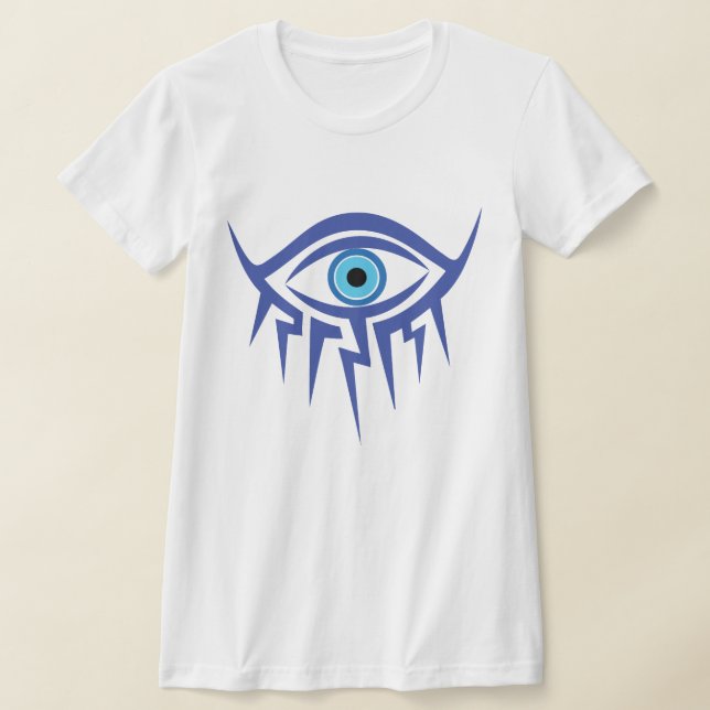 Evil Eye and All Seeing Eye t-shirt (Laydown)