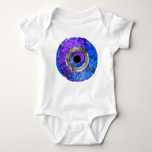 Evil Eye Baby Bodysuit (Front)