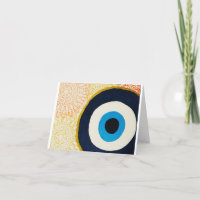 Evil Eye blessings and protection card.