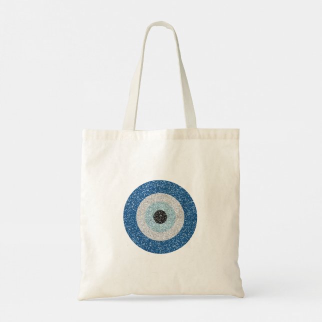 Evil eye - blue eye tote bag (Back)