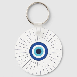 evil eye  (blue) key ring
