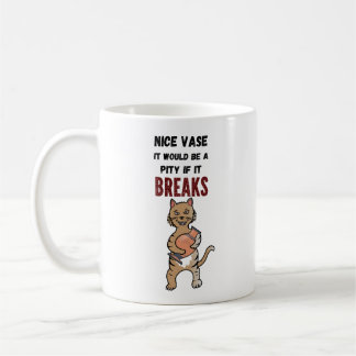 Evil eye cat, mischievous cat. Funny Cat Coffee Mug