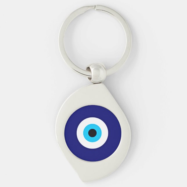 Evil Eye Charm Key Ring (Front)