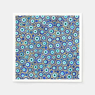 Evil Eye Charm Pattern Napkin