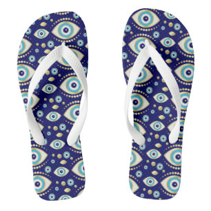 Evil Eye Charm Pattern Thongs