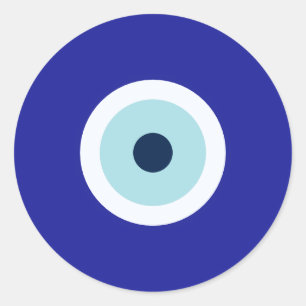 Evil Eye Classic Round Sticker