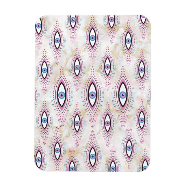 Evil Eye colourful Illustrated Magnet (Vertical)