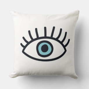 Evil eye cushion