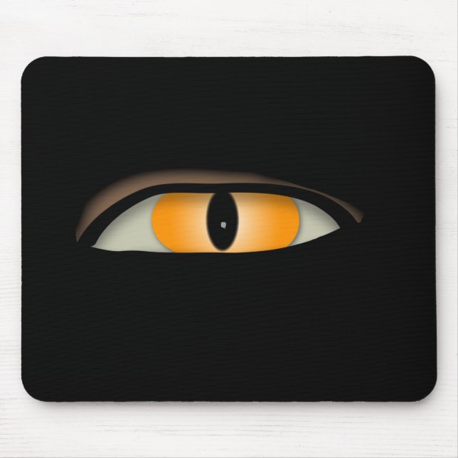 Evil Eye Design Mouse Pad (Front)