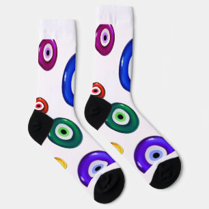 Evil Eye Design Socks