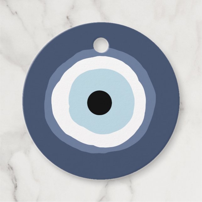 Evil Eye Favour Tags (Front)