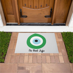 Evil Eye Green Nazar No Bad Juju Protection Doormat