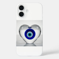 Evil Eye Heart Icon Modern Graphic Design