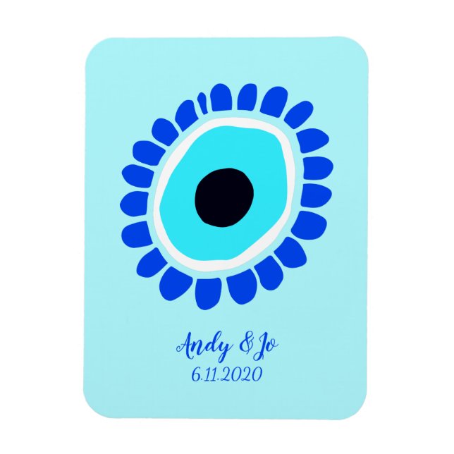 Evil Eye Lucky Charm Magnet (Vertical)
