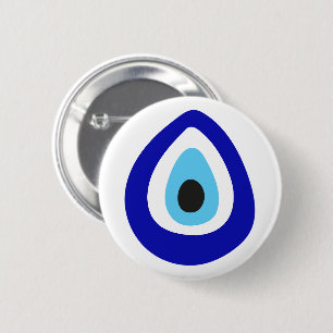 Evil Eye Nazar Amulet 6 Cm Round Badge