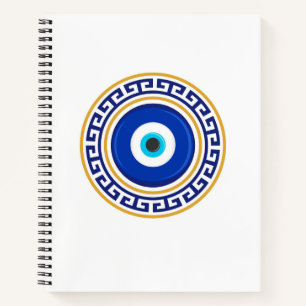 Evil Eye Notebook - Blue Oriental Talisman