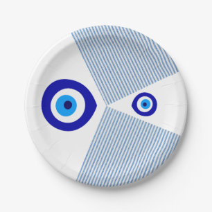 "Evil Eye" Paper Plate