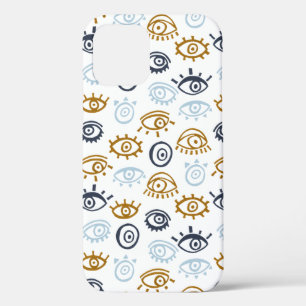 Evil Eye Pattern  iPhone 12 Case