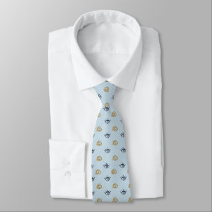 Evil Eye Pattern Neck Tie