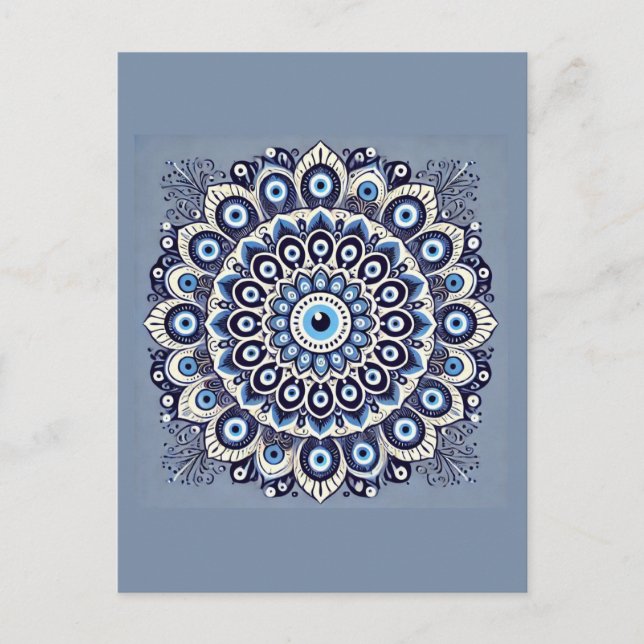 Evil eye postcard (Front)