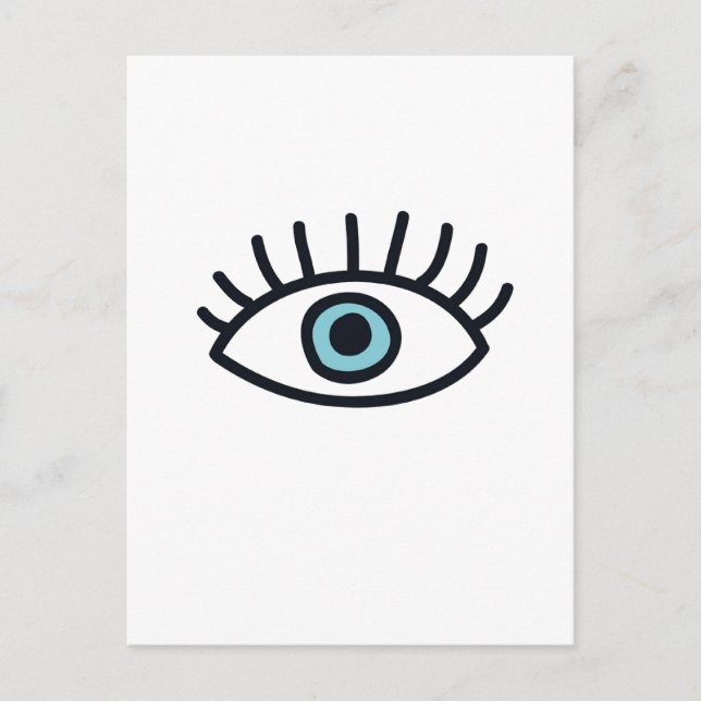 Evil eye postcard (Front)