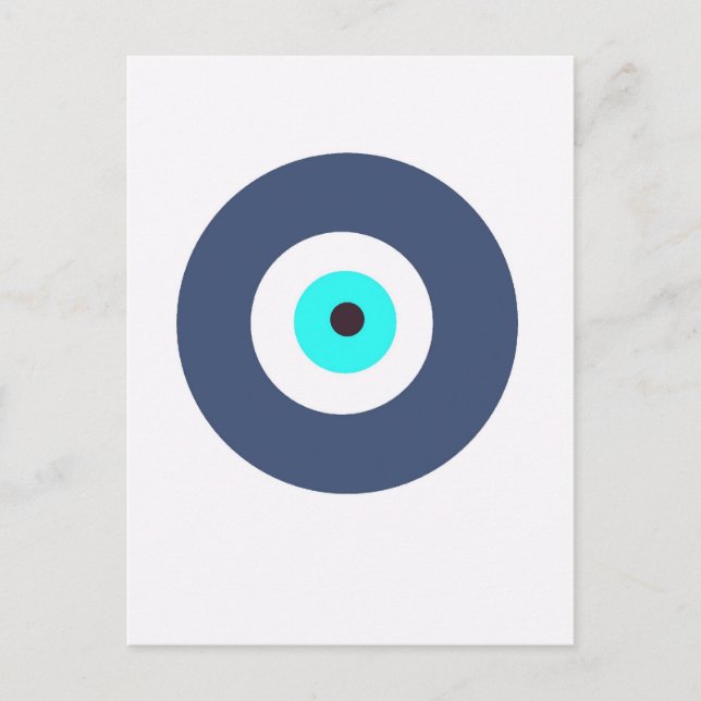 Evil eye postcard (Front)