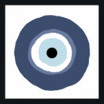 Evil Eye Poster<br><div class="desc">Evil Eye design by Two over Two Studio: always simple and classic.</div>
