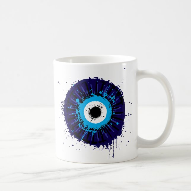 Evil Eye Protection Coffee Mug (Right)