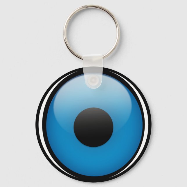 Evil Eye Protection Greek Ojo Key Ring (Front)