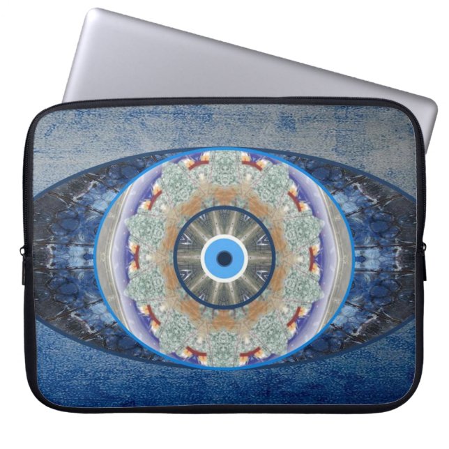"Evil Eye" Protection Laptop Sleeve (Front)