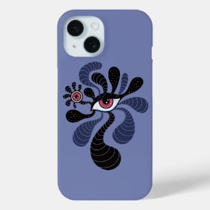 Evil Eye Psychedelic Hallucination Trippy Art iPhone 15 Case