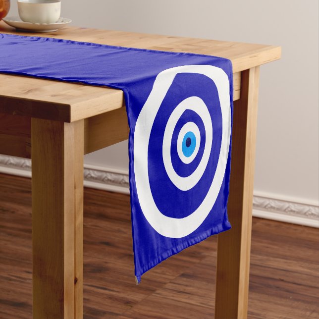 Evil Eye Short Table Runner (In Situ)