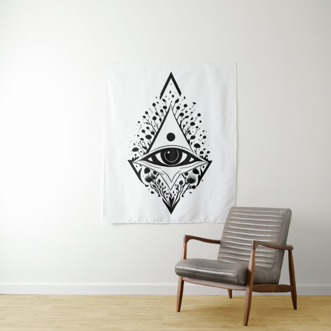 Evil Eye Spiritual & Esoteric No.1 Tapestry (In Situ)