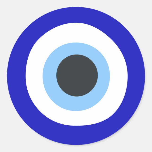 evil eye stickers  (Front)