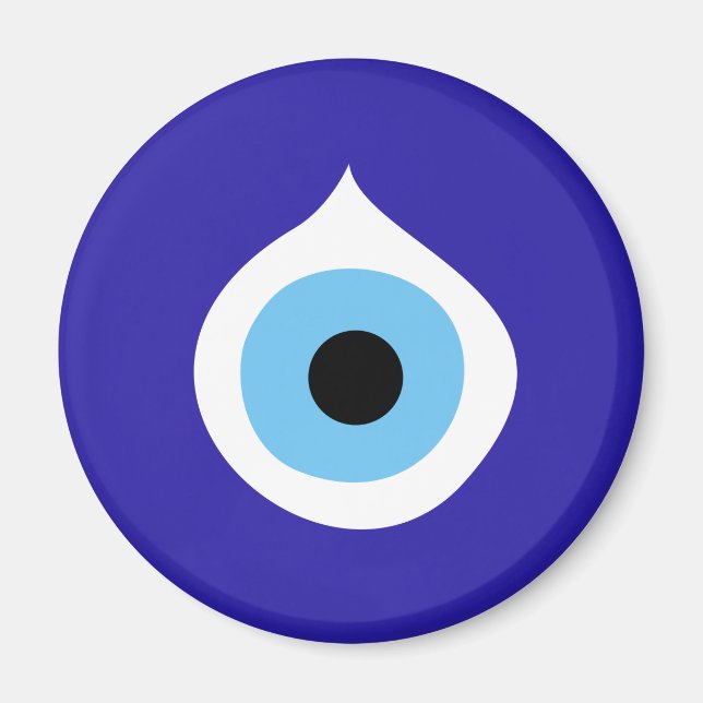 evil eye symbol ancient nazar fatima talisman char magnet (Front)