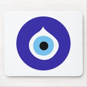 evil eye symbol ancient nazar fatima talisman char mouse pad