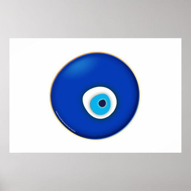 Evil Eye, Symbol of Protection Poster (Front)
