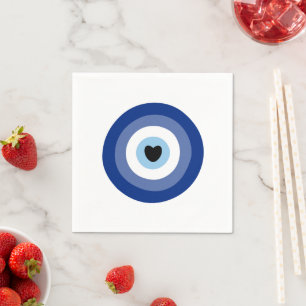 Evil Eye Symbol Protection Napkin