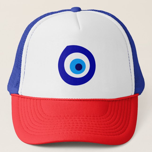 Evil eye symbol trucker hat (Front)