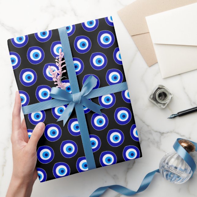 Evil eye symbol wrapping paper (Gifting)