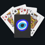 Evil Eye Talisman & Arabic Amulet / Greek Charms Playing Cards<br><div class="desc">Playing Cards: Evil Eye Talisman & Amulet for protection from negativity and good luck bringer. Traditionally originating from Arabic, Turkish, Greek tribes and protects you from any ill-will that could otherwise have a negative effect on your well-being or your life in general. The evil eye "curse" legend believed to be...</div>