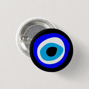 Evil Eye Talisman & Arabic Amulet /Turkish fashion 3 Cm Round Badge