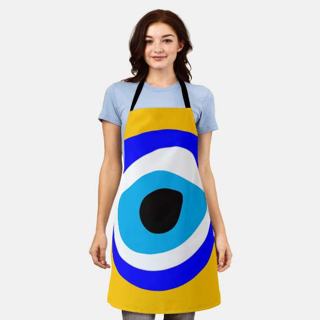 Evil Eye Talisman & Arabic Amulet /Turkish, Greek  Apron (Worn)