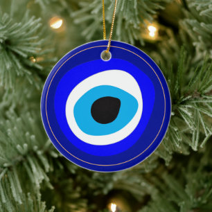 Evil Eye Talisman & Arabic Amulet /Turkish, Greek Ceramic Ornament