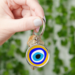 Evil Eye Talisman & Arabic Amulet /Turkish, Greek  Key Ring